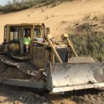 Heather operating dozer in Pit 176A, October, 2018.